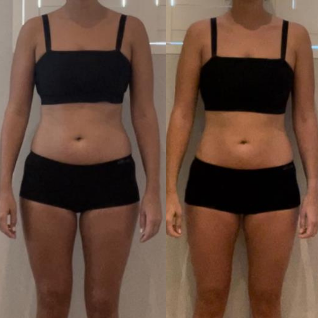 Real client transformation 3, shown before and after