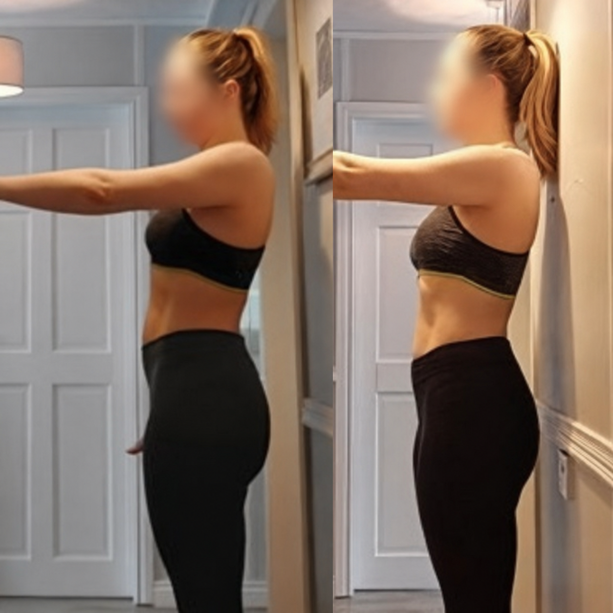 Real client transformation 8, shown before and after
