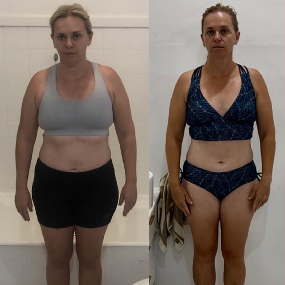 Real client transformation 10, shown before and after